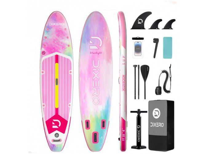 Sup COIL deska pompowana do pływania paddle stand up zestaw 335cm jasny fiolet 1szt.