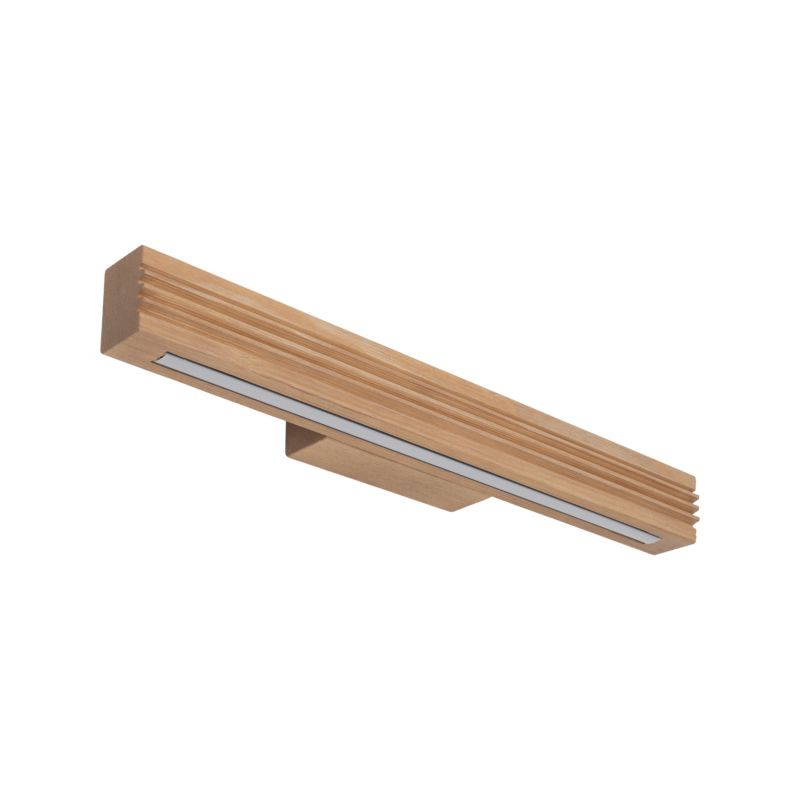 Kinkiet Tk Lighting viga wood led sosna szczotkowana postarzana liniowy drewniany nad obraz lustro - 1szt.