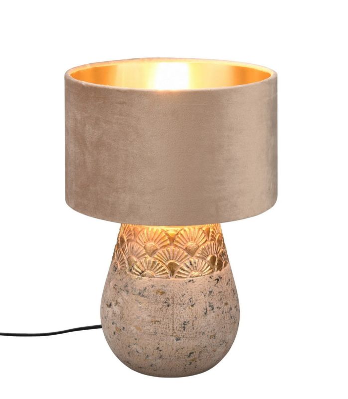 Lampa stołowa RL Kiran beżowa 1 x E27 x 60W IP20 wym: 38 x 26 x 26 cm ceramika - 1 szt.