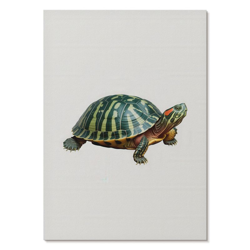 Obraz Plakat Canvas Tulup 59,4,x84 cm (A1) Żółw wodny Do salonu, sypialni, biura 1 szt.