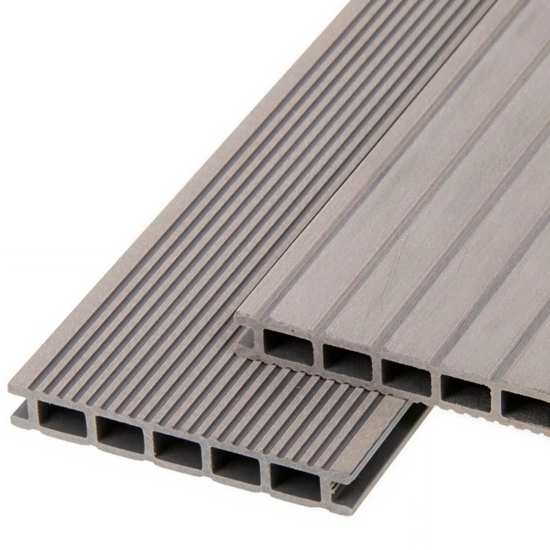 Deska tarasowa kompozytowa NORDECK ProDeck PREMIUM ryflowana 4000 x 145 x 25 mm Dąb Platynowy 1 szt.