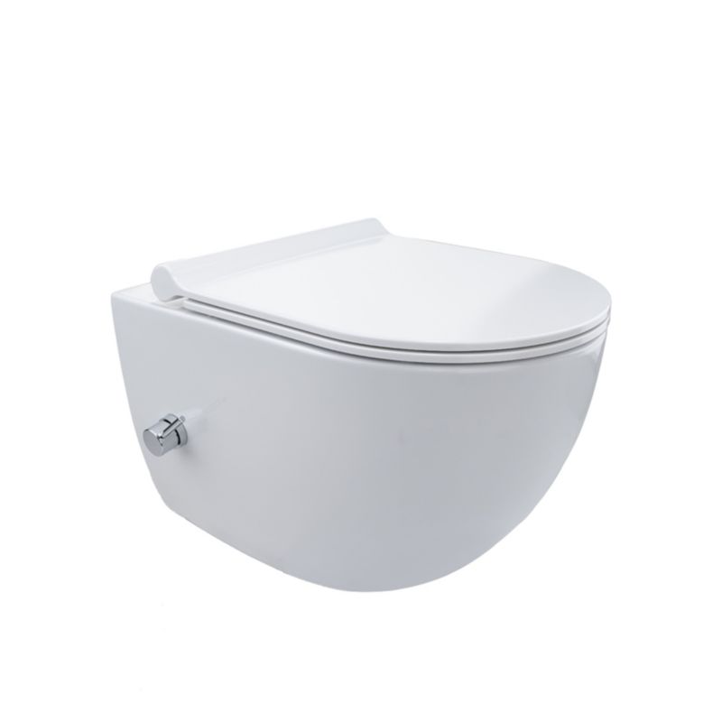 Toaleta myjąca Uptrend Monesi Rimless bidet biała, ciche domykanie, 1 szt.