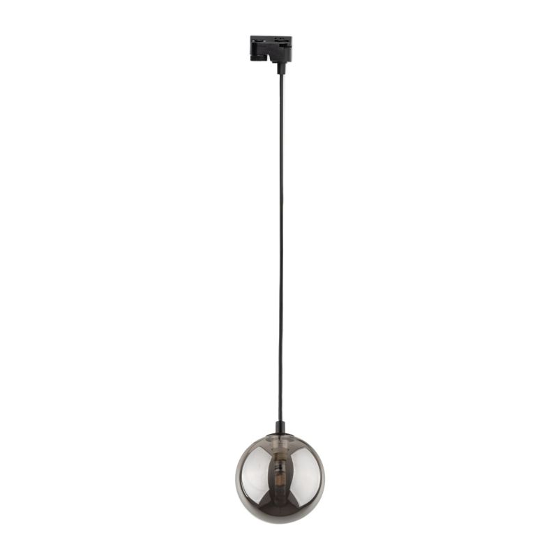 Lampa wisząca TK-Lighting na szynoprzewód Tracer Black Graphite Glass Wisząca 1 G9 - 1szt.