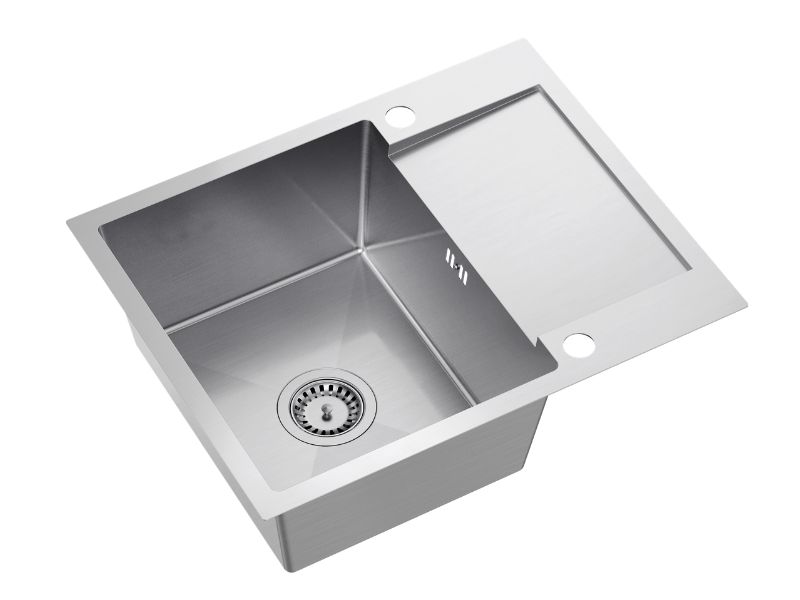 Zlew stalowy Sink Quality 1-komorowy z ociekaczem 60x48 1 szt.