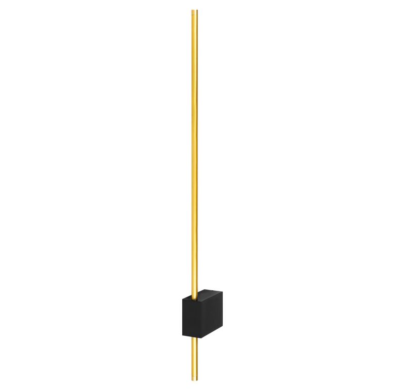 Kinkiet ścienny LED MasterLED Como lampa 60cm 6W 4000K złoty czarny 1 szt.