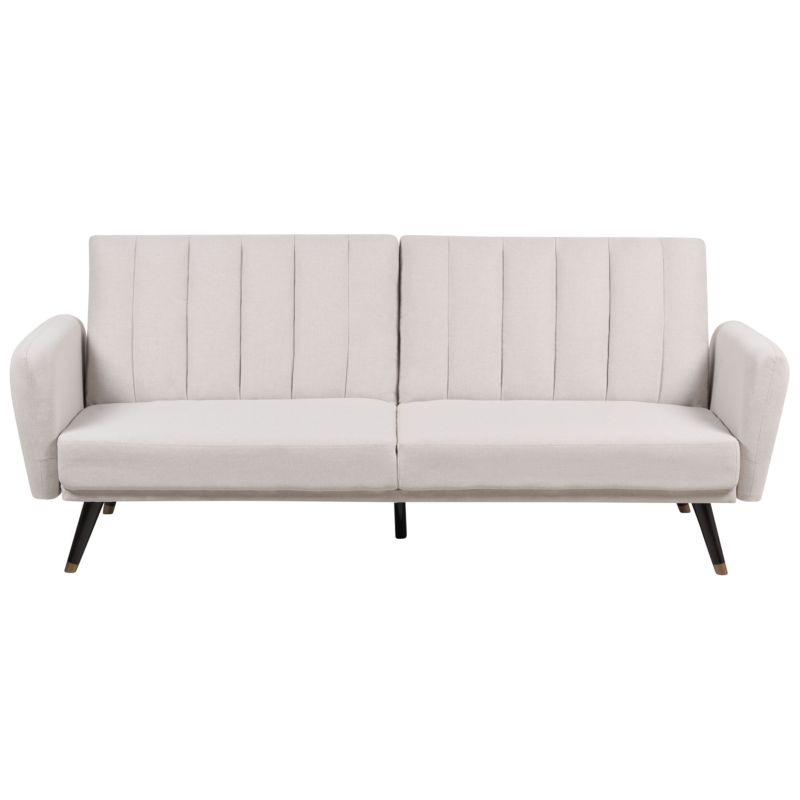 Sofa rozkładana dla 3 osób Vimmerby Beżowy 1 szt.