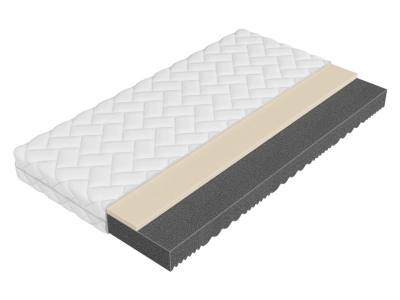 Dwustronny materac piankowy MIRJAN 24 Uno 17 cm 80x200 zrolowany 1 szt.