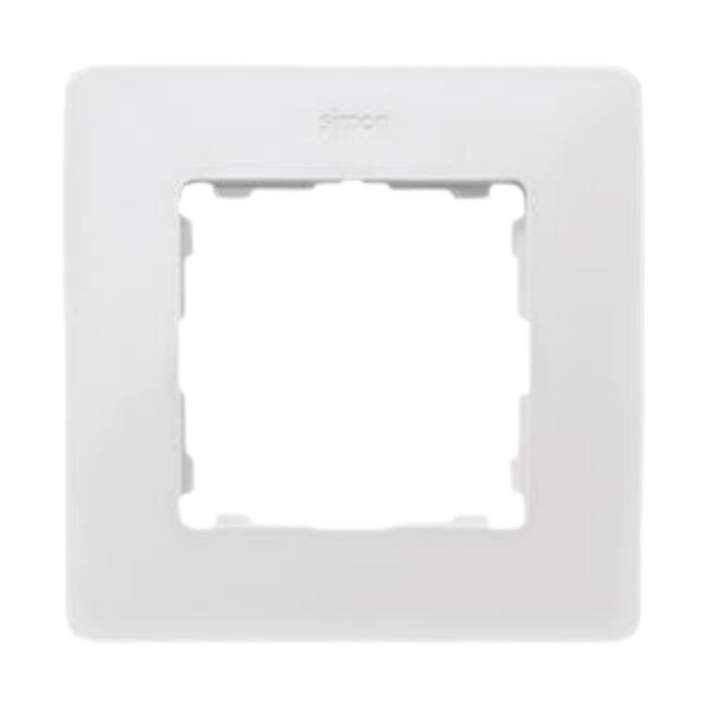 Kontakt Simon 82 Ramka 1-Krotna Biała Szara Salon Kuchnia 8200610-030 1szt.