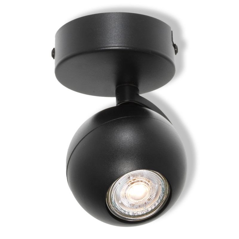Lampa Ścienna Osram Sufitowa Kinkiet Spot Ruchoma Reflektor GU10 Czarna SPHERAL 1 szt.