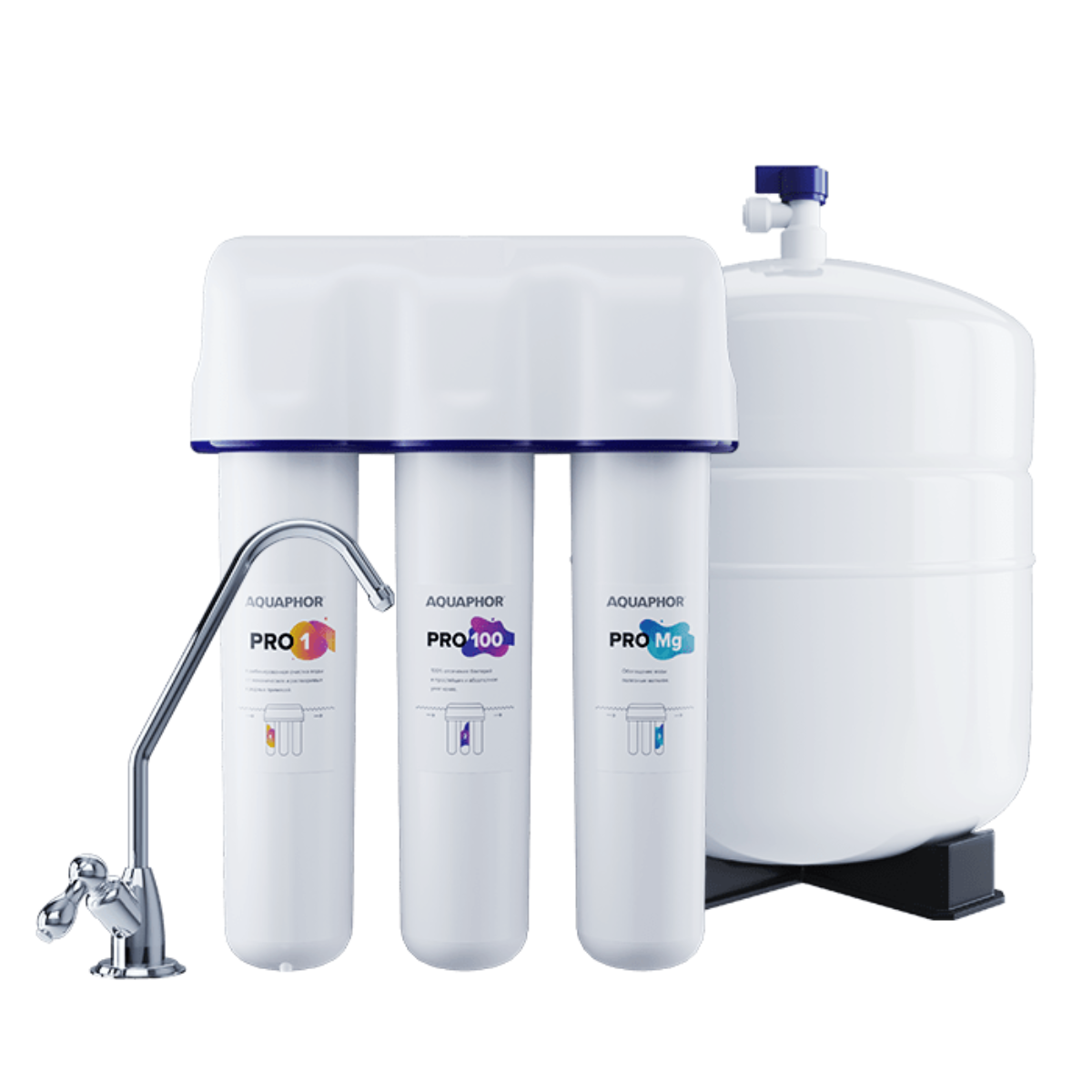 Filtr pod zlew Aquaphor Osmo Pro 100. Odwrócona osmoza w wersji ekonomicznej z mineralizacją i zbiornikiem wody.