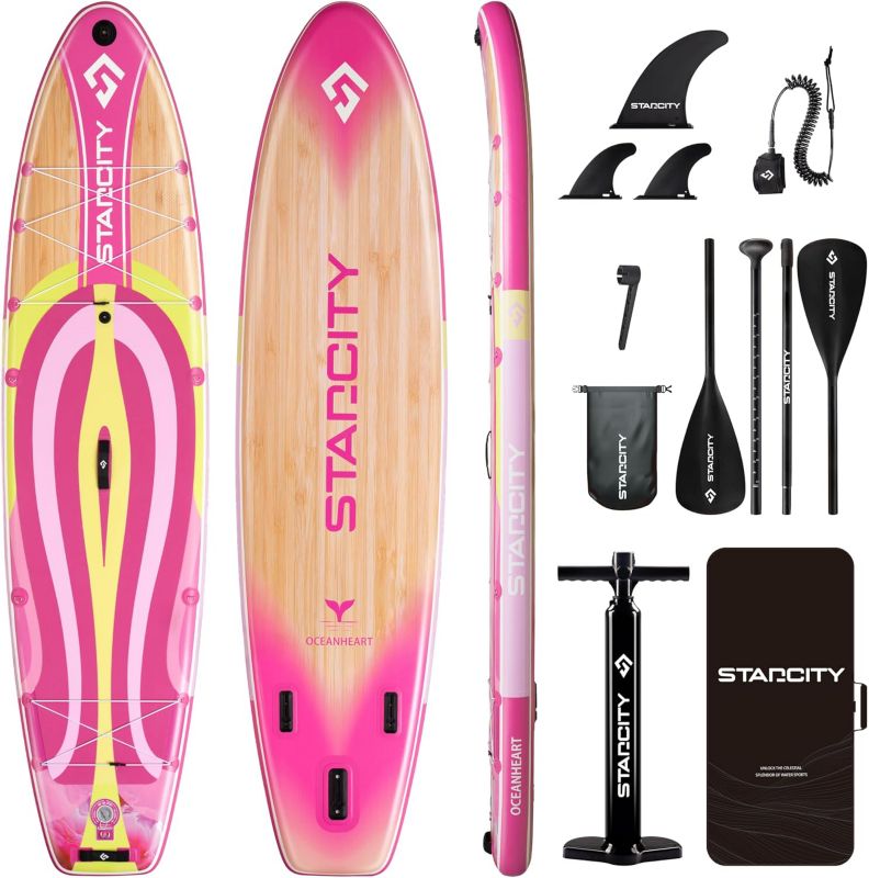 Sup COIL deska pompowana do pływania paddle stand up zestaw 351cm różowa 1szt.