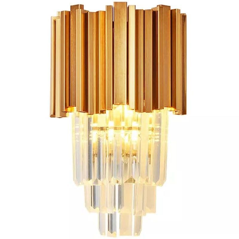 Lampa Kryształowa Kinkiet Toolight 312357 Złoty