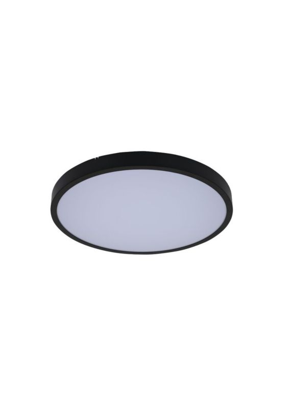 Plafon Rabalux Alenzo czarno-biały LED 24W 3000K-6000K 1500lm łazienkowy IP44 wym: 6,5 x 35,5 x 35,5 cm tworzywo sztuczne - 1 szt.