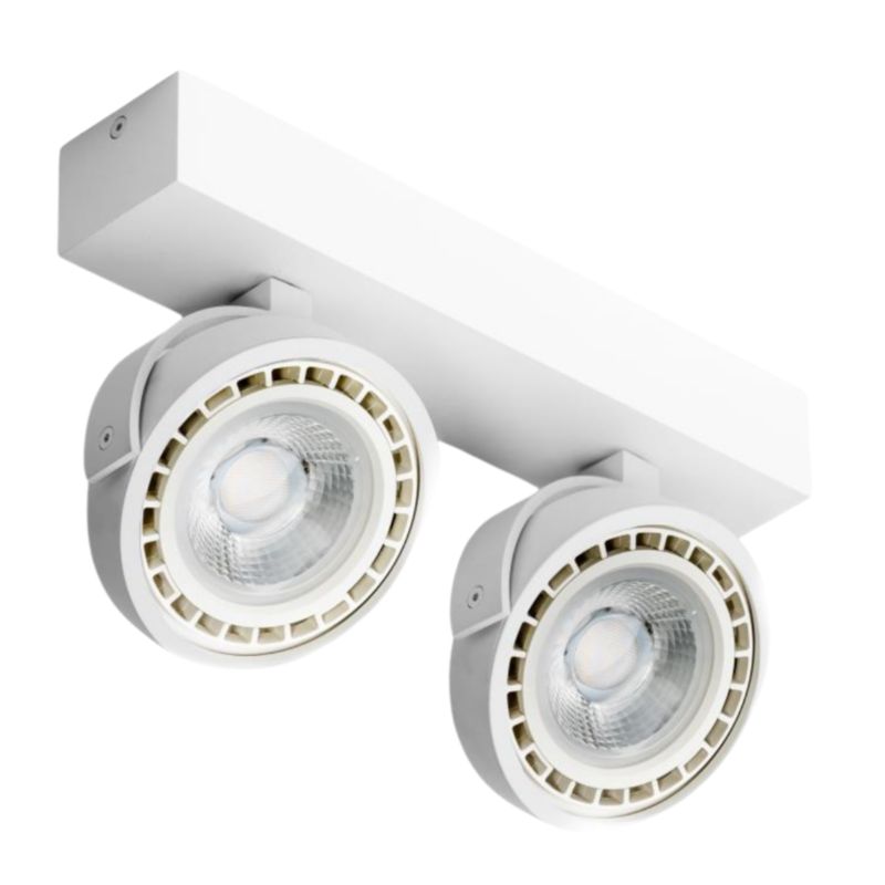 Lampa sufitowa kinkiet Azzardo 2 230V biała 19Cm Jerry Az1371 1 Szt