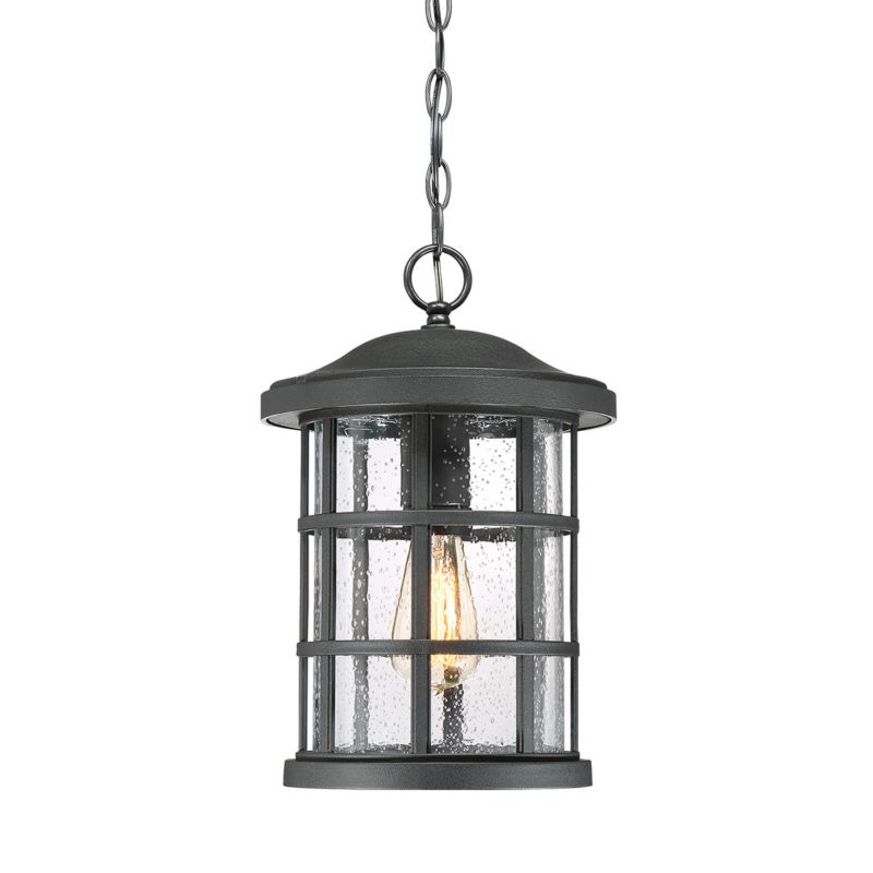 Lampa sufitowa zewnętrzna Quoizel Crusade czarna 1 x E27 x 20W IP44 wym: 289 x 20,2 x 20,2 cm - 1 szt.