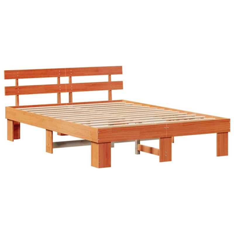 Rama łóżka WaszeMeble 160x200 cm Woskowy brąz sosna WM-872436 1 szt.