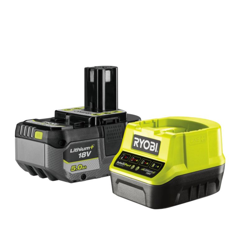 Akumulator Li-io 5 Ah + szybka ładowarka 2A Ryobi RC18120-150X One+ 18V