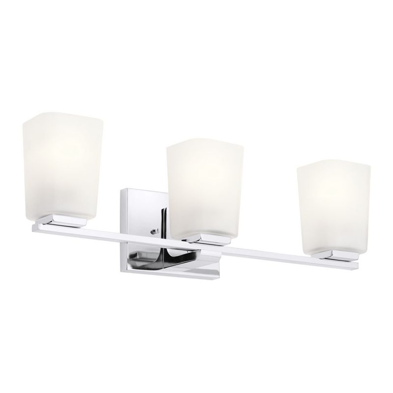 Kinkiet ścienny Kichler Roehm polerowany chrom do łazienki 3 x G9 x 3W IP44 wym: 18,3 x 58,4 x 15,9 cm - 1 szt.