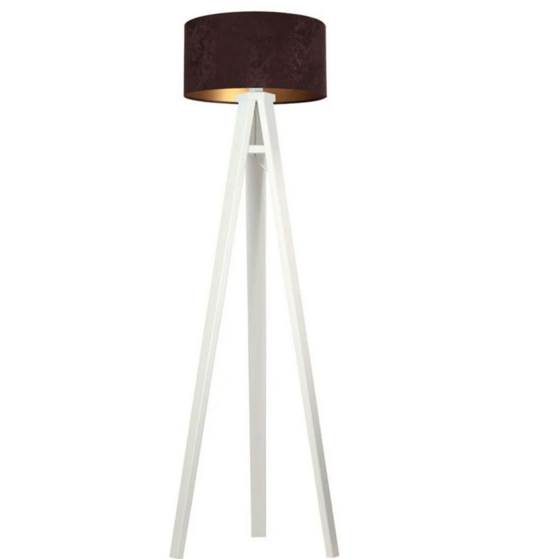 Lampa Bps Koncept stojąca HOME 40 brązowa/złota/biała 1 szt