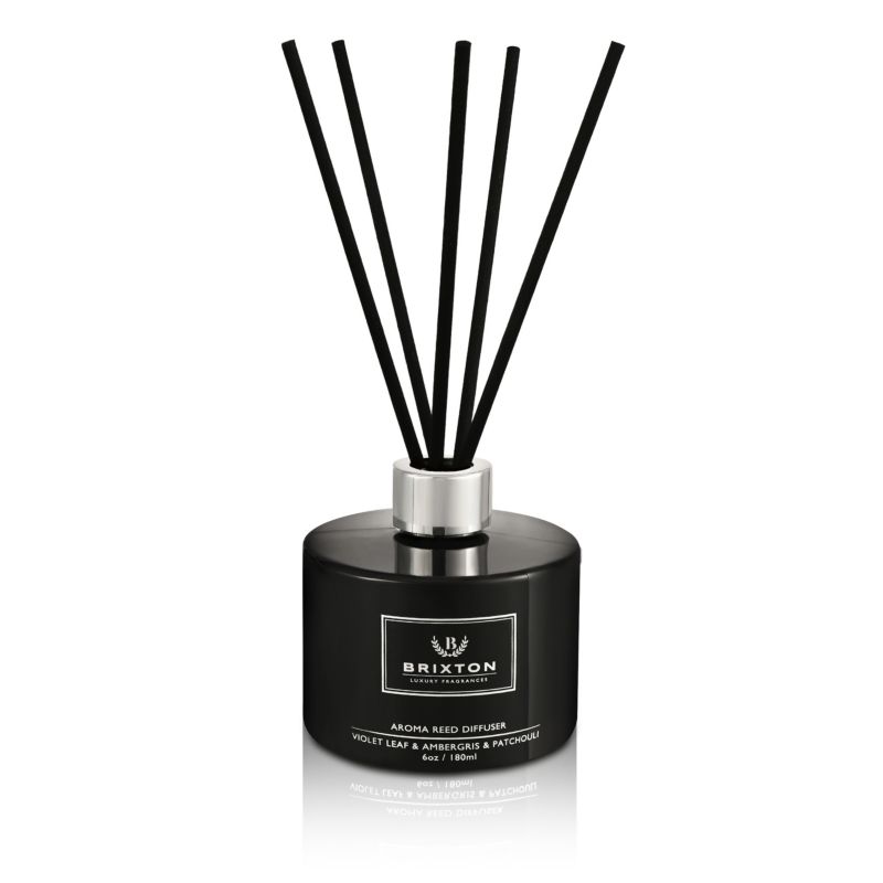 Dyfuzor zapachowy z patyczkami BRIXTON 180ml Violet Leaf & Ambergris & Patchouli 1szt.