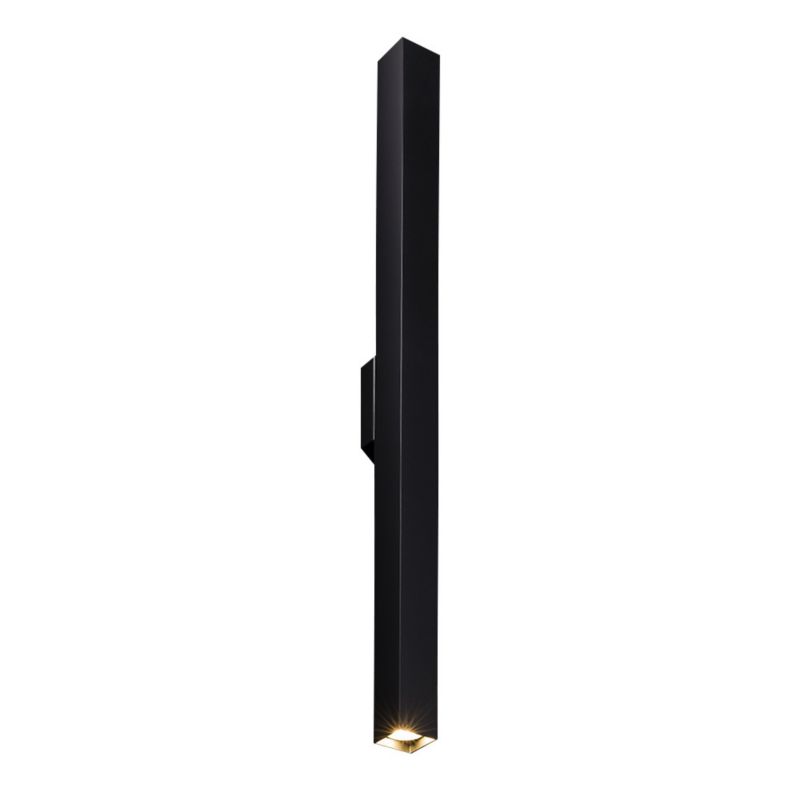 Kinkiet ścienny Shilo Doha czarny do łazienki 2 x GU10 x 4W IP44 wym: 80 x 4 x 6,5 cm - 1 szt.