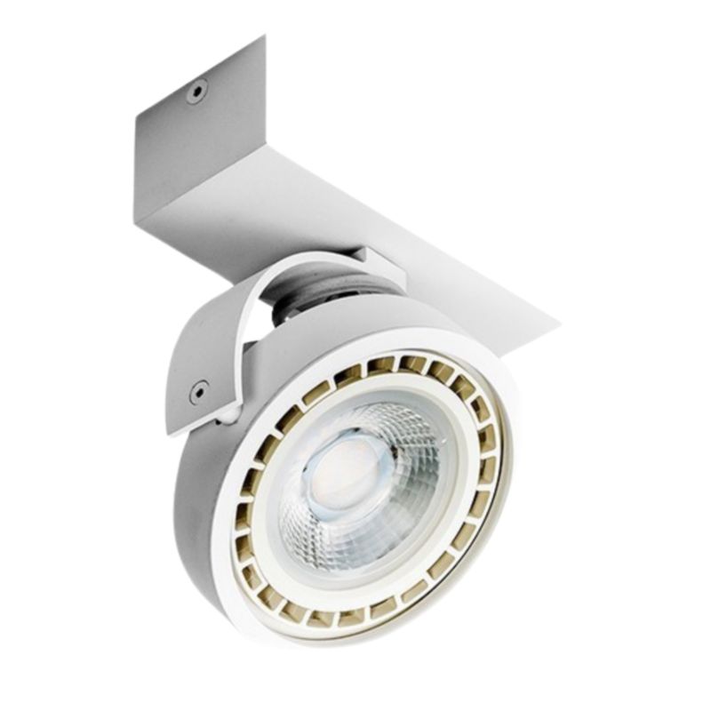 Lampa sufitowa natynkowa kinkiet Azzardo 1 230V biała 19Cm Jerry Az1366 1 Szt
