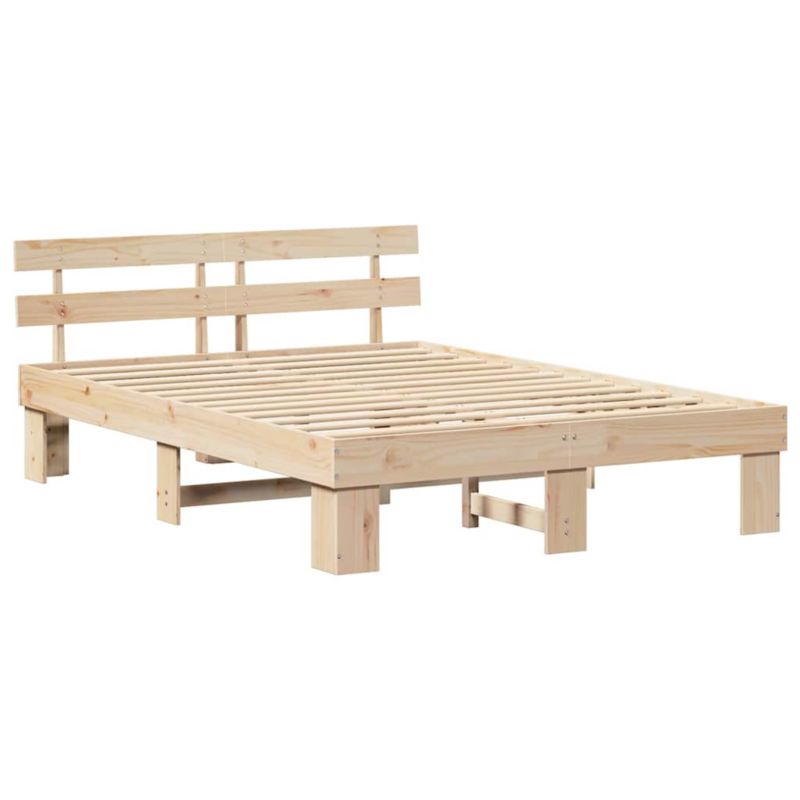 Rama łóżka WaszeMeble 160x200 cm Naturalny sosna WM-872434 1 szt.