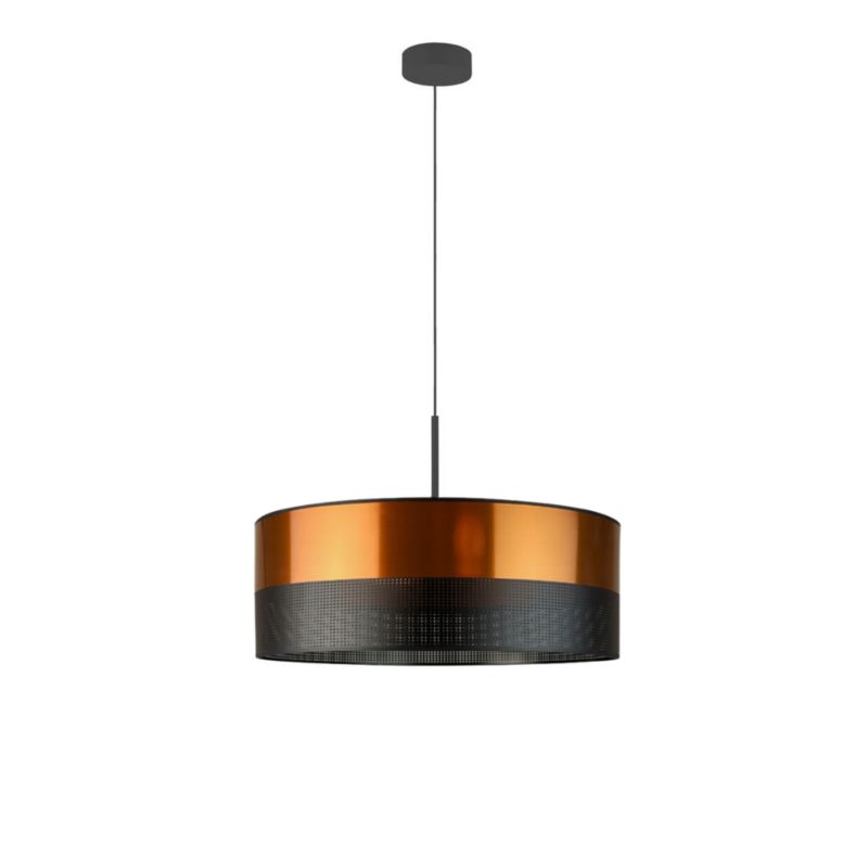 Lampa wisząca zwis Volta Light Factory żyrandol sufitowa z abażurem diament Miedziany JAZZ 50cm 1szt.