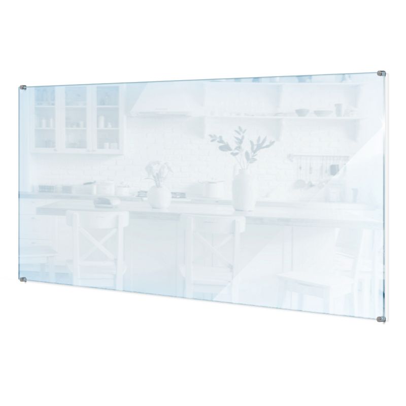 Szklany Panel Kuchenny ArtPrintCave 140x70 cm Przezroczysta osłona za zlew Zestaw z Mocowaniem Punktowym 1 szt.