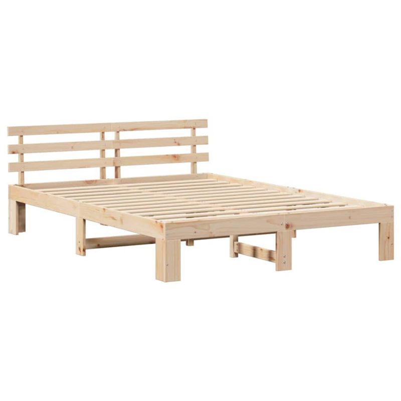 Rama łóżka WaszeMeble 160x200 cm Naturalny sosna WM-872602 1 szt.