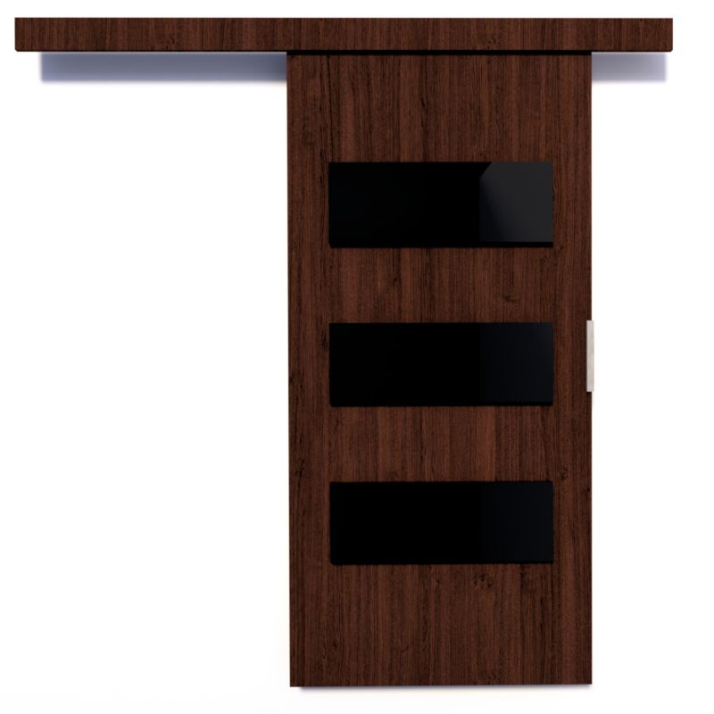Drzwi przesuwne naścienne ADRK ARES 106 Wenge 1szt