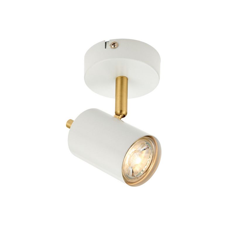 Lampa sufitowa Endon GULL biała matowa 1xGU10x7W IP20 wym:14x8x8cm - 1 szt.