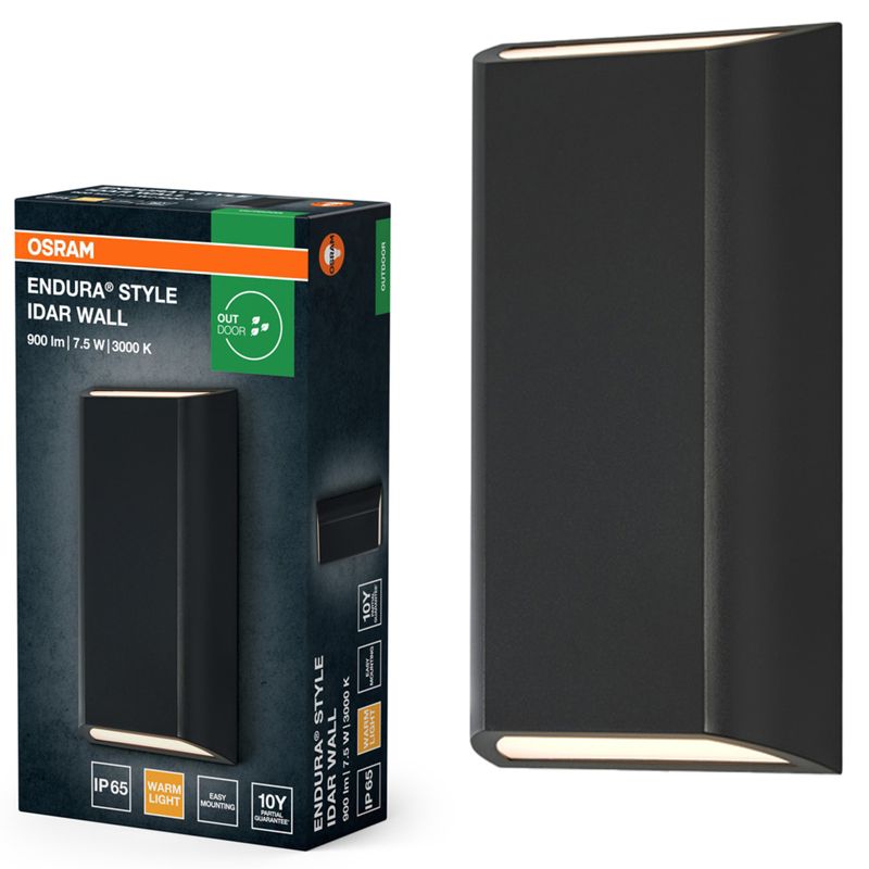 Kinkiet Ogrodowy Endura Osram Lampa LED 7.5W 340lm 3000K Szary IP65 1 szt.