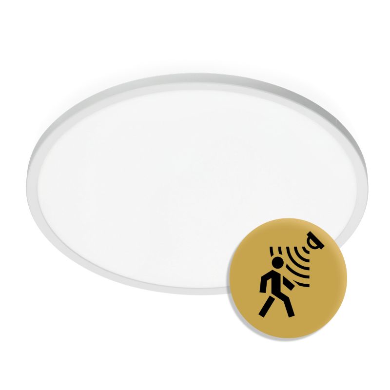 Plafon LED Kobi okrągły 32w 3cct z czujnikiem ruchu IP54 biały 1szt.