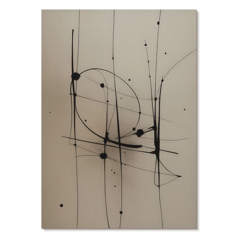 Plakat na Ścianę Tulup 42x59,4 cm (A2) Abstrakcja plam Do salonu, biura, sypialni 1 szt.