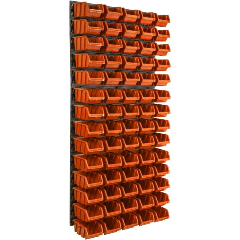 Tablica narzędziowa botle 58 x 117 cm ścianka warsztat 70 kuwet garaż uchwyty haki 1 szt
