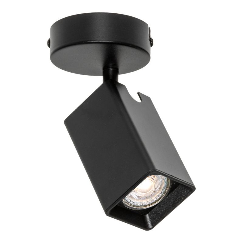 Lampa Ścienna Osram Sufitowa Kinkiet Spot Ruchoma Reflektor GU10 Czarna ANGULAR 1 szt.