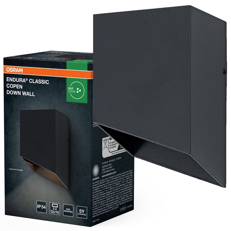 Kinkiet Ogrodowy Endura Osram Lampa Zewnętrzna LED Szary IP54 1 szt.