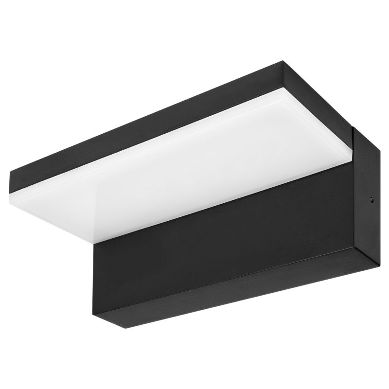 Lampa elewacyjna ścienna LED MasterLED Hestio 9W IP44 4000K kinkiet oprawa czarna 1 szt.