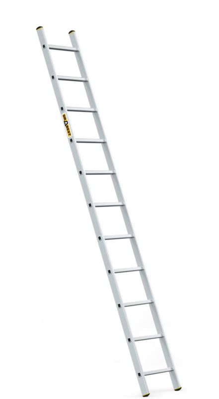 Drabina aluminiowa przystawna 1x11 stopni DRABEST profesjonalna 1szt.