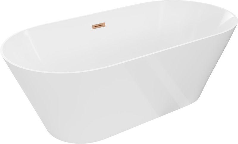 Wanna wolnostojąca Mexen Luna Slim biała 170 x 75 cm 52041707500-651 szt.