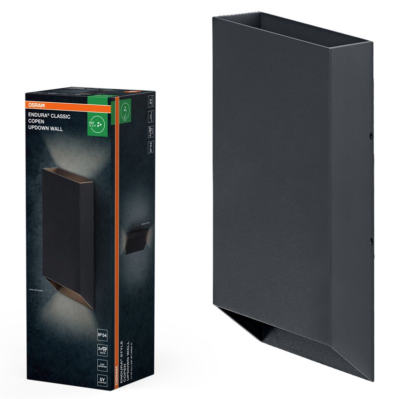 Kinkiet Ogrodowy Endura Osram Lampa Elewacyjna LED Szary IP54 1 szt.