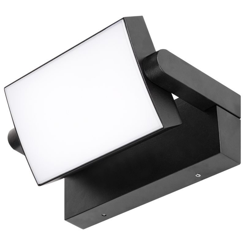 Kinkiet zewnętrzny elewacyjny LED MasterLED regulowany IP54 4000K lampa ścienna czarna 1 szt.