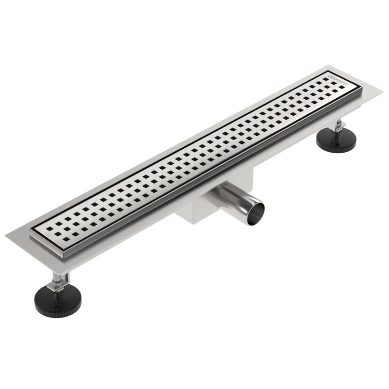Odpływ liniowy SEVANTE z maskownicą WK069 90 cm inox FLAT 1szt.