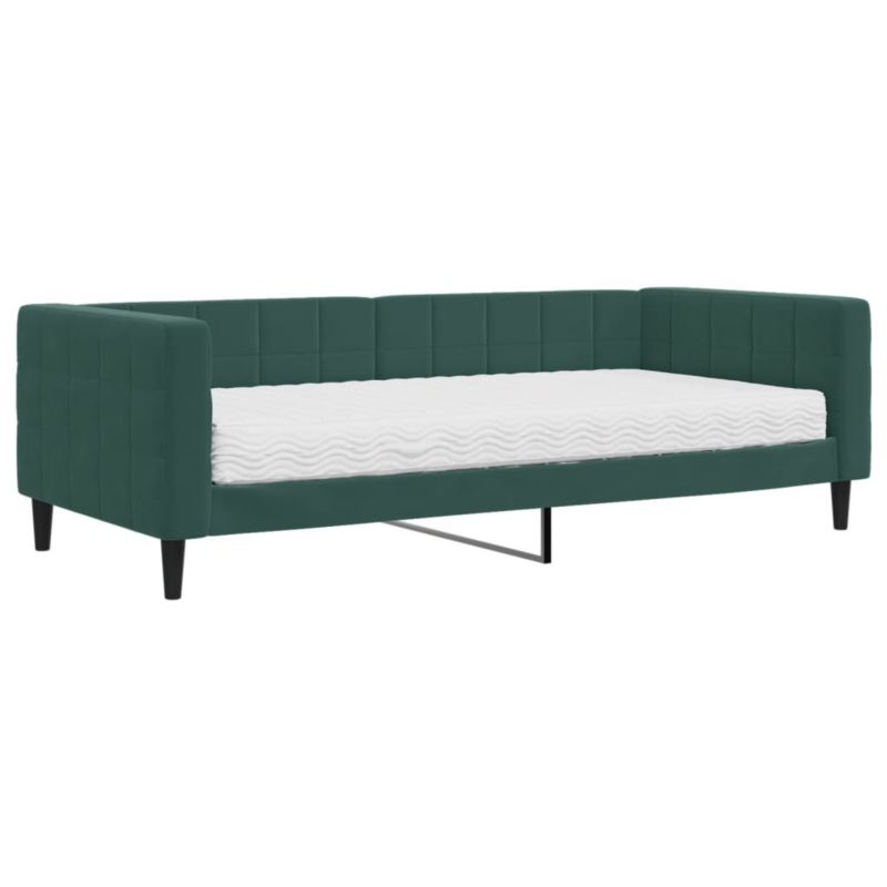 Łóżko dzienne WaszeMeble 90x200 cm ciemnozielona WM-3196669 1 szt.