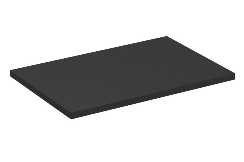 Blat łazienkowy Comad Talia Casella 80x46 cm czarny mat 1 szt.