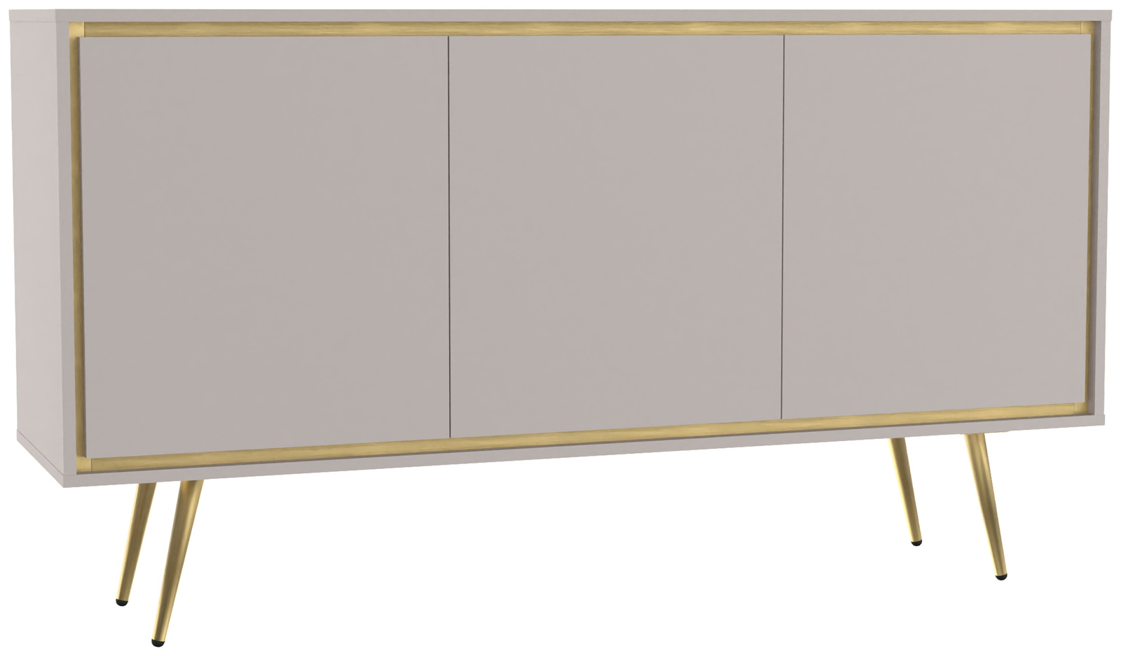 Duża komoda na nóżkach 150 cm w stylu glamour pod telewizor TALUS