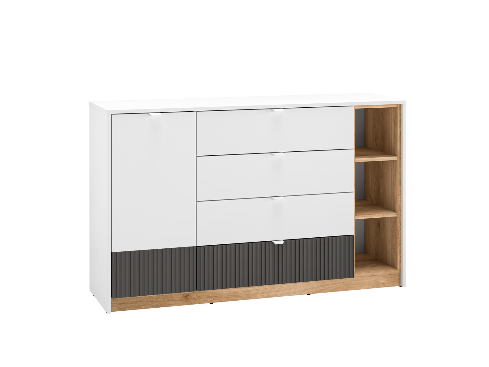 Komoda z szufladami 138 cm do pokoju młodzieżowego TORINO