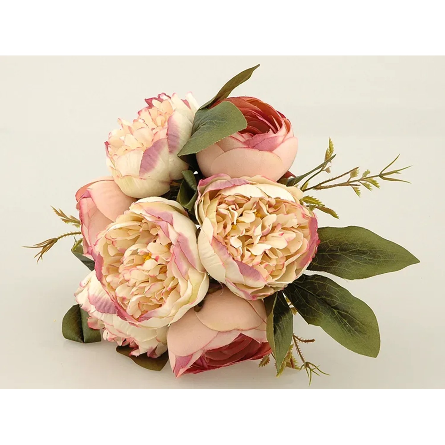 Bukiet sztuczny Peonia 7 kwiatów 28 cm