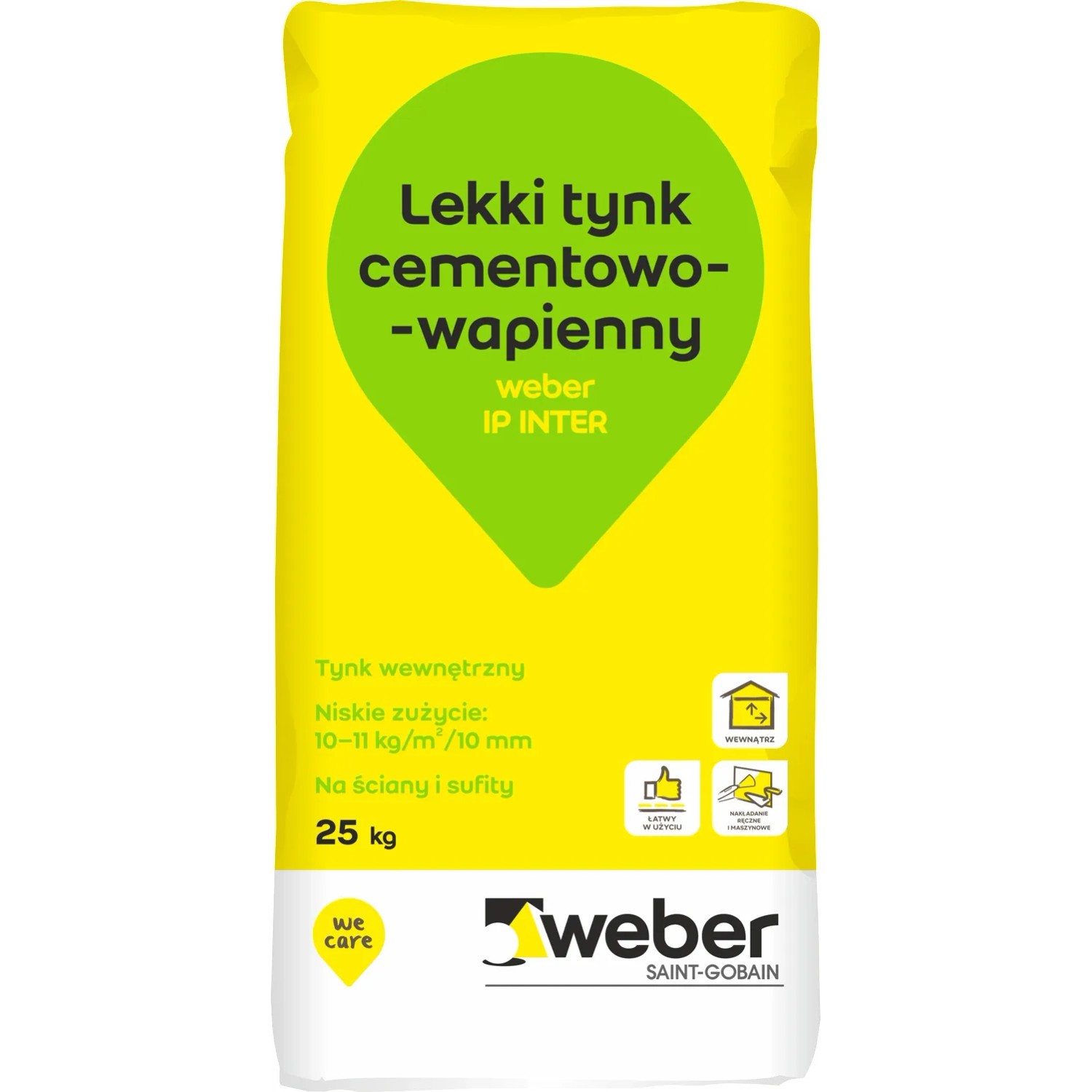 Weber Tynk cementowo wapienny IP Inter